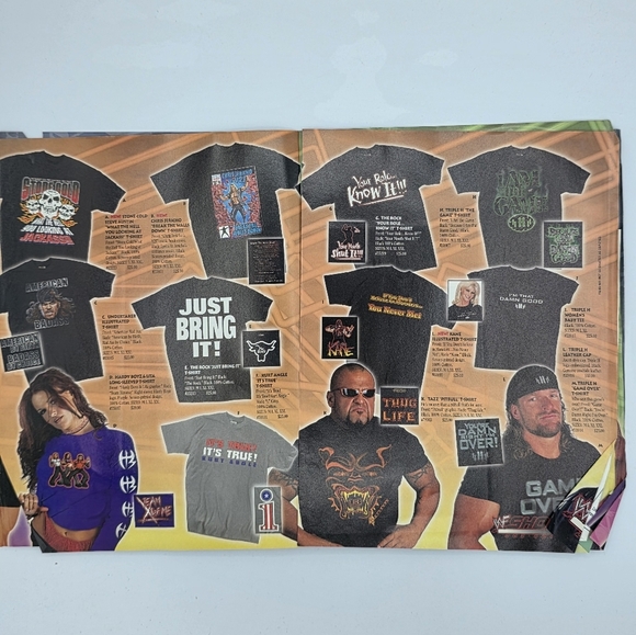 Vintage 2000 WWF WWE Shop Zone Catalog Holiday Issue - Picture 6 of 13